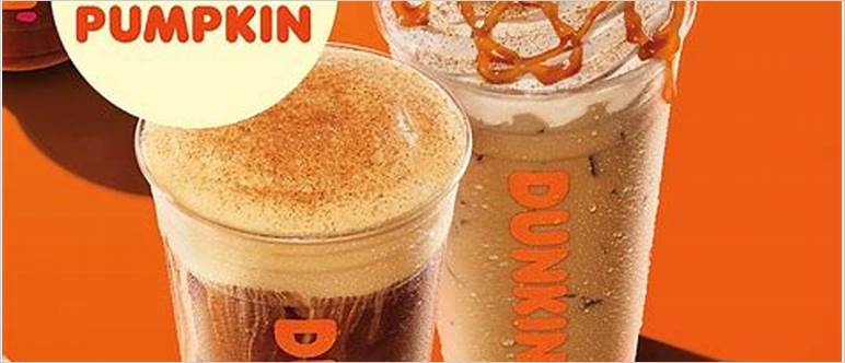 Pumpkin swirl frozen coffee